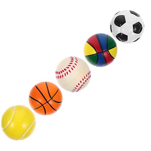 ZUNOXAZ 5 Stück Sportbälle für Teiliges aus Weichem PU Basketball Fußball Volleyball für Partys Stressbewältigung Spaßspielzeug für Jungen ZUNOXAZ 5 Stück Sportbälle für Teiliges aus Weichem PU Basketball Fußball Volleyball für Partys Stressbewältigung Spaßspielzeug für Jungen von ZUNOXAZ