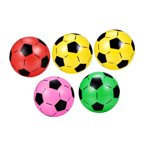 ZUNOXAZ 5 Stück Teiliges Aufblasbare Kinderfußbälle Leichte Kunststoffspielbälle Tragbar für Drinnen und Draußen Bunte Unisex Spielbälle für Jungen und Mädchen für Park Zufällige Farbe ZUNOXAZ 5 Stück Teiliges Aufblasbare Kinderfußbälle Leichte Kunststoffspielbälle Tragbar für Drinnen und Draußen Bunte Unisex Spielbälle für Jungen und Mädchen für Park Zufällige Farbe von ZUNOXAZ