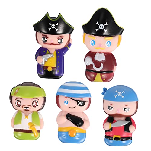 ZUNOXAZ 5 Stück Teiliges Cartoon Pirat Fingerpuppen aus Flexiblem Niedliche Handpuppen für Geschichtenerzählen Rollenspiele und Kreative Spiele für Eltern ZUNOXAZ 5 Stück Teiliges Cartoon Pirat Fingerpuppen aus Flexiblem Niedliche Handpuppen für Geschichtenerzählen Rollenspiele und Kreative Spiele für Eltern von ZUNOXAZ
