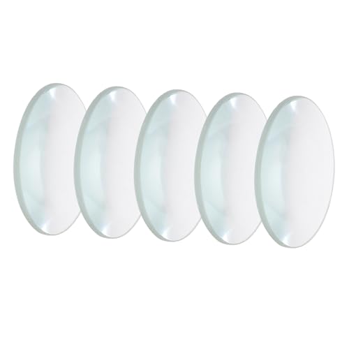 ZUNOXAZ 5 Stück Teiliges Doppelter Konvexer Glaslinse Durchmesser Brennweite für Physikalische Experimente und Schulungen ZUNOXAZ 5 Stück Teiliges Doppelter Konvexer Glaslinse Durchmesser Brennweite für Physikalische Experimente und Schulungen von ZUNOXAZ