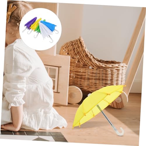 ZUNOXAZ 5 Stück Teiliges Mini Regenschirm Farbige Puppenhaus Deko Leichte Stabile Miniatur Sonnenschirme Geeignet für Miniaturhäuser und Puppenzubehör Niedliche Regenmodell Figuren ZUNOXAZ 5 Stück Teiliges Mini Regenschirm Farbige Puppenhaus Deko Leichte Stabile Miniatur Sonnenschirme Geeignet für Miniaturhäuser und Puppenzubehör Niedliche Regenmodell Figuren von ZUNOXAZ