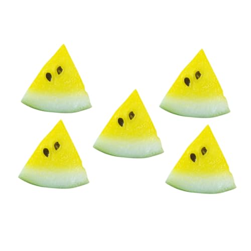 ZUNOXAZ 5 Stück Teiliges Mini Wassermelonen Scheiben Deko Künstliche Mini Früchte Modell für Puppenhaus Fotorequisiten Tischdekoration Langlebig Realistisch ZUNOXAZ 5 Stück Teiliges Mini Wassermelonen Scheiben Deko Künstliche Mini Früchte Modell für Puppenhaus Fotorequisiten Tischdekoration Langlebig Realistisch von ZUNOXAZ