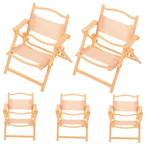 ZUNOXAZ 5 Stück Teiliges Miniatur-strandliegen aus Kunststoff Faltbare Liegestühle in Vielseitig Kompatibel mit Puppen für Puppenhaus-Dekoration und Kreative Rollenspiele Leicht und ZUNOXAZ 5 Stück Teiliges Miniatur-strandliegen aus Kunststoff Faltbare Liegestühle in Vielseitig Kompatibel mit Puppen für Puppenhaus-Dekoration und Kreative Rollenspiele Leicht und von ZUNOXAZ