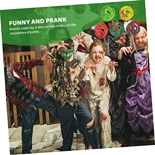 ZUNOXAZ 5 Stück Teiliges Realistische Doppelschlangenspielzeuge aus Gummi Lange Simulierte Schlangen für Requisiten Halloween Dekoration Trickspielzeug und Rollenspiele ZUNOXAZ 5 Stück Teiliges Realistische Doppelschlangenspielzeuge aus Gummi Lange Simulierte Schlangen für Requisiten Halloween Dekoration Trickspielzeug und Rollenspiele von ZUNOXAZ