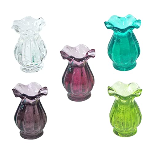 ZUNOXAZ 5 Stück Vase aus Teiliges Modell für Puppenhäuser und Deko Realistische Nachbildung für Tischdekoration Gestaltet und Detailreich ZUNOXAZ 5 Stück Vase aus Teiliges Modell für Puppenhäuser und Deko Realistische Nachbildung für Tischdekoration Gestaltet und Detailreich von ZUNOXAZ