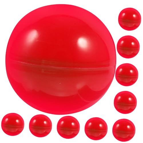 ZUNOXAZ 50 Stück Bunte Aktivitäts Lotteriekugeln Kleine Hohle Spielbälle Durchmesser Rot für Party und Spielveranstaltungen aus Hochwertigem Material für Feiern und Gewinnspiele Leicht und ZUNOXAZ 50 Stück Bunte Aktivitäts Lotteriekugeln Kleine Hohle Spielbälle Durchmesser Rot für Party und Spielveranstaltungen aus Hochwertigem Material für Feiern und Gewinnspiele Leicht und von ZUNOXAZ