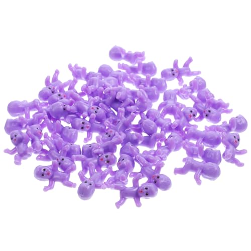 ZUNOXAZ 50 Stück Mini Kunststoff Junge Mädchen Realistisch Kleine Puppen für Shower Partydekorationen und Spiele Langlebig für DIY und Festliche Feiern von ZUNOXAZ