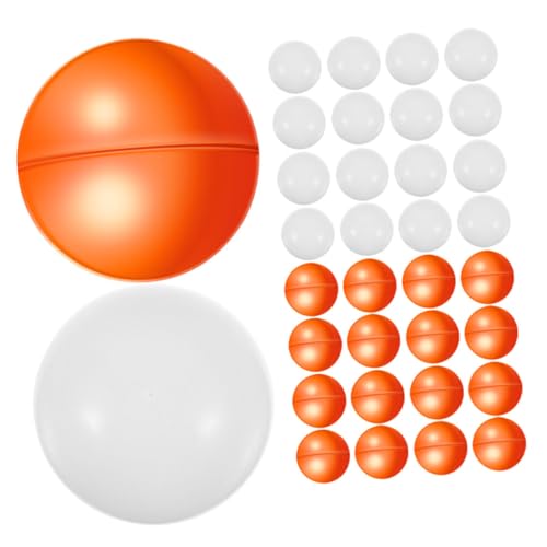 ZUNOXAZ 50 Stück Öffbare Lotteriekugeln aus PVC Wiederverwendbare Bunte Hohlspielbälle für Tombola Gewinnspiele Party und Freizeitspaß Leicht und Lagerbar von ZUNOXAZ