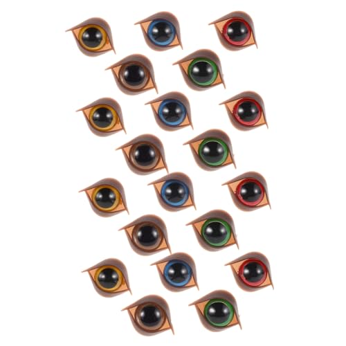 ZUNOXAZ 50 Stück Sicherheitsaugen für Puppen und Tiere Kunststoff Augen für DIY Bastelarbeiten für Gehäkelte Plüschtiere und Puppen Braun mit Unterlegscheiben ZUNOXAZ 50 Stück Sicherheitsaugen für Puppen und Tiere Kunststoff Augen für DIY Bastelarbeiten für Gehäkelte Plüschtiere und Puppen Braun mit Unterlegscheiben von ZUNOXAZ