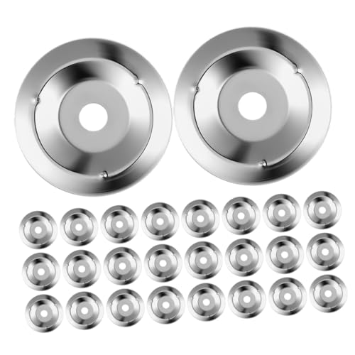 ZUNOXAZ 50 Stück Teiliges Tambourin Ring Durchmesser Metall Jingle Bells Cymbal Ersatzscheiben für Schlagzeug Zubehör Robuste Percussion Ringe für Verbesserten von ZUNOXAZ