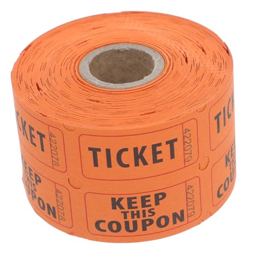ZUNOXAZ 500 Stück Doppelrollen Tombola Lose Orange Mit Fortlaufender Nummerierung Für Veranstaltungen Partys Spendenaktionen Und Klassenbelohnungen Vielseitig Einsetzbar Für Konzerte ZUNOXAZ 500 Stück Doppelrollen Tombola Lose Orange Mit Fortlaufender Nummerierung Für Veranstaltungen Partys Spendenaktionen Und Klassenbelohnungen Vielseitig Einsetzbar Für Konzerte von ZUNOXAZ