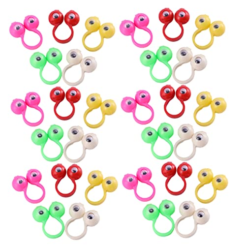 ZUNOXAZ 50Stücke Fingerspielzeug Große Augen Fingerring Puppen Lernspielzeug für Sicherem Leichte Handhabung Geschenkidee für Kreative Spielstunden ZUNOXAZ 50Stücke Fingerspielzeug Große Augen Fingerring Puppen Lernspielzeug für Sicherem Leichte Handhabung Geschenkidee für Kreative Spielstunden von ZUNOXAZ