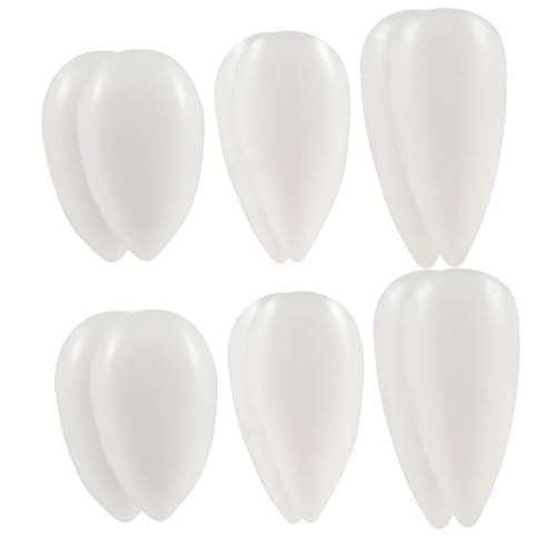 ZUNOXAZ 6 Paare Halloween Vampirzähne Cosplay Fake Teeth in Sicheres Langlebiges Kostümzubehör für Erwachsene für Halloween Partys und Mottopartys von ZUNOXAZ