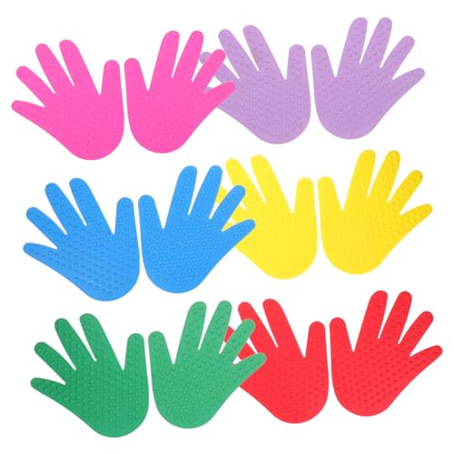 ZUNOXAZ 6 Paare Handförmige Bodenmarker rutschfest Taktile Handabdrücke Für Outdoor Spiele Sensorisches Vorschule Motorikförderung ZUNOXAZ 6 Paare Handförmige Bodenmarker rutschfest Taktile Handabdrücke Für Outdoor Spiele Sensorisches Vorschule Motorikförderung von ZUNOXAZ