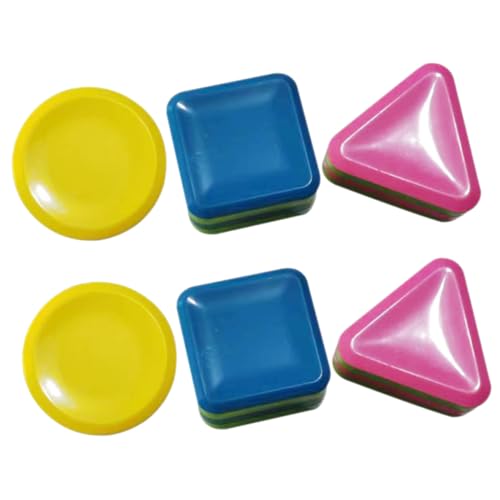 ZUNOXAZ 6 Stck Teiliges Geometrisches Rhythmus Shaker Farbige Percussion Instrumente für Musikalische Frühförderung und Kreative Spielstunden von ZUNOXAZ
