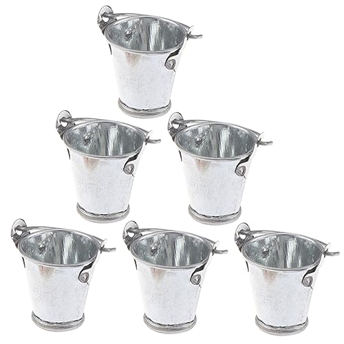 ZUNOXAZ 6 Stück Eimer Dekorative Gartenaccessoires für Puppenhaus und Mikrolandschaften Langlebig und Leicht Fördert Kreativität und Praktische Fähigkeiten ZUNOXAZ 6 Stück Eimer Dekorative Gartenaccessoires für Puppenhaus und Mikrolandschaften Langlebig und Leicht Fördert Kreativität und Praktische Fähigkeiten von ZUNOXAZ
