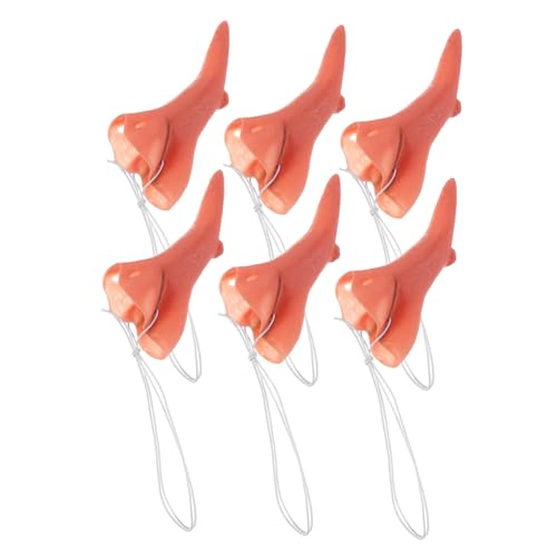 ZUNOXAZ 6 Stück Hexennasen Kostüm Zubehör Halloween Fake Nose für Cosplay Party Spiel Spaß Dekorationen Vielseitig für Verkleidung und Festveranstaltungen von ZUNOXAZ