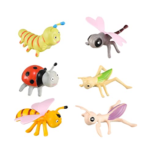 ZUNOXAZ 6 Stück Insektenmodell Fake Bugs Toy Insektenspielzeug für Insekten für Bildungszwecke Zahlen Insekten für falsche Insekten PVC ZUNOXAZ 6 Stück Insektenmodell Fake Bugs Toy Insektenspielzeug für Insekten für Bildungszwecke Zahlen Insekten für falsche Insekten PVC von ZUNOXAZ