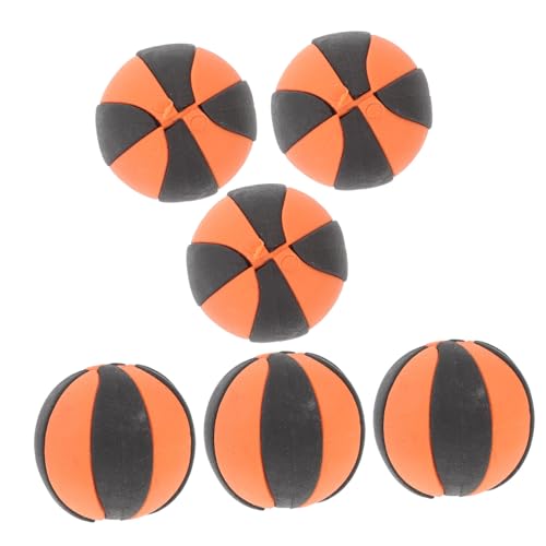 ZUNOXAZ 6 Stück Mini Basketball Dekoration Basketball Figuren für Puppenhaus und Fotorequisiten Realistische für Mini Landschaft und Miniaturmodelle von ZUNOXAZ