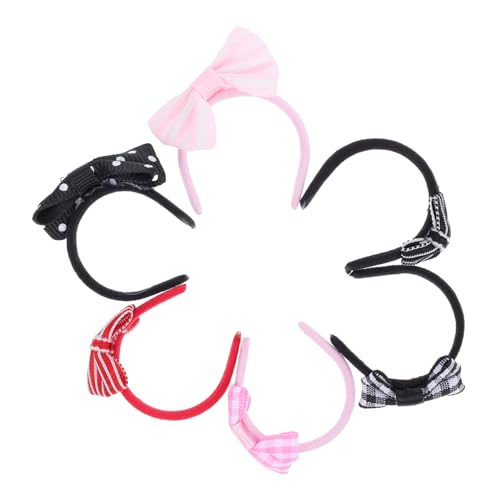 ZUNOXAZ 6 Stück Mini Haarreifen für Puppen Teiliges DIY Puppenaccessoires Kreative Haarbänder für Puppenhaus Inspirierende Miniatur Designs für Endlose Kreativität von ZUNOXAZ