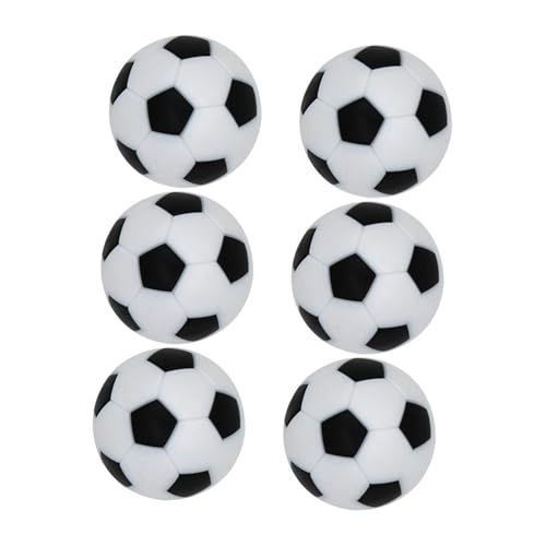 ZUNOXAZ 6 Stück Mini Tischfußball Bälle aus Stabilem HIPS Langlebige Glatte Ersatzkugeln für Tischkicker Kompatibel mit Meisten Tischfußballspielen als Fußball Zubehör für Erwachsene ZUNOXAZ 6 Stück Mini Tischfußball Bälle aus Stabilem HIPS Langlebige Glatte Ersatzkugeln für Tischkicker Kompatibel mit Meisten Tischfußballspielen als Fußball Zubehör für Erwachsene von ZUNOXAZ