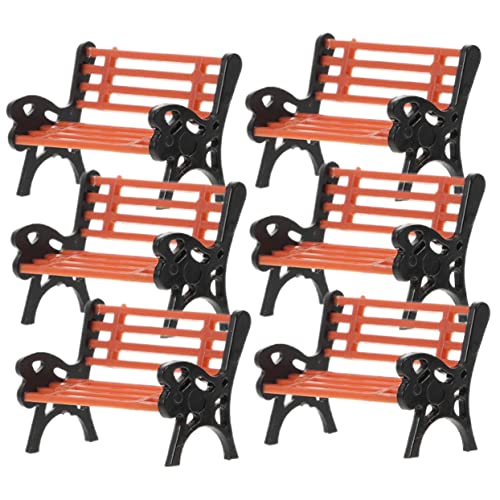 ZUNOXAZ 6 Stück Miniatur Modell Teiliges Dekorative Miniaturmöbel für Puppenhaus und Garten Hochwertige Deko für Kreative Szenen Charmante Wohnaccessoires für Wohnzimmer Schlafzimmer und von ZUNOXAZ
