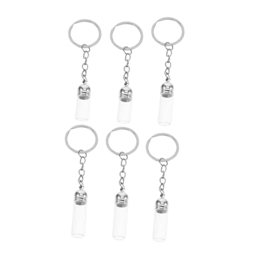 ZUNOXAZ 6 Stück Parfümflaschen Schlüsselanhänger Leere Flaschen für Ätherische Öle Praktische und Stilvolle Accessoires Geschenkidee Multifunktional für Reisen und Duftpflege ZUNOXAZ 6 Stück Parfümflaschen Schlüsselanhänger Leere Flaschen für Ätherische Öle Praktische und Stilvolle Accessoires Geschenkidee Multifunktional für Reisen und Duftpflege von ZUNOXAZ