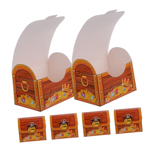 ZUNOXAZ 6 Stück Piraten Schatztruhe Geschenkboxen Schatzkiste für Halloween Treat Case Leere Schokoladen Verpackung als Party Mitgebsel für Kindergeburtstag Jungen Mädchen ZUNOXAZ 6 Stück Piraten Schatztruhe Geschenkboxen Schatzkiste für Halloween Treat Case Leere Schokoladen Verpackung als Party Mitgebsel für Kindergeburtstag Jungen Mädchen von ZUNOXAZ