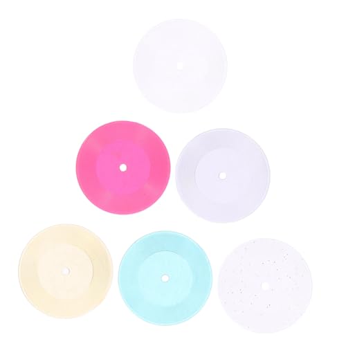 ZUNOXAZ 6 Stück Plattenmodell Teiliges Mini Schallplatten Deko für Puppenhaus DIY Zubehör für Kreative Szenen Stabile und Langlebige Kunststoffmaterialien für Fotorequisiten und ZUNOXAZ 6 Stück Plattenmodell Teiliges Mini Schallplatten Deko für Puppenhaus DIY Zubehör für Kreative Szenen Stabile und Langlebige Kunststoffmaterialien für Fotorequisiten und von ZUNOXAZ