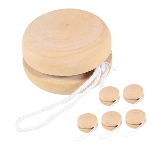ZUNOXAZ 6 Stück Teiliges Blanko Holz Yo Yo Bälle zum Bemalen DIY Graffiti Fördert Kreativität Hand Auge Koordination Stabiler Holzgriff für Jungen Mädchen Geburtstag ZUNOXAZ 6 Stück Teiliges Blanko Holz Yo Yo Bälle zum Bemalen DIY Graffiti Fördert Kreativität Hand Auge Koordination Stabiler Holzgriff für Jungen Mädchen Geburtstag von ZUNOXAZ