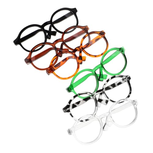 ZUNOXAZ 6 Stück Teiliges Mini Puppenbrillen mit Schwarzem Transparentem Braunem und Grünem Rahmen Dekorative Miniaturbrillen für DIY Puppenaccessoires und Puppendekoration ZUNOXAZ 6 Stück Teiliges Mini Puppenbrillen mit Schwarzem Transparentem Braunem und Grünem Rahmen Dekorative Miniaturbrillen für DIY Puppenaccessoires und Puppendekoration von ZUNOXAZ