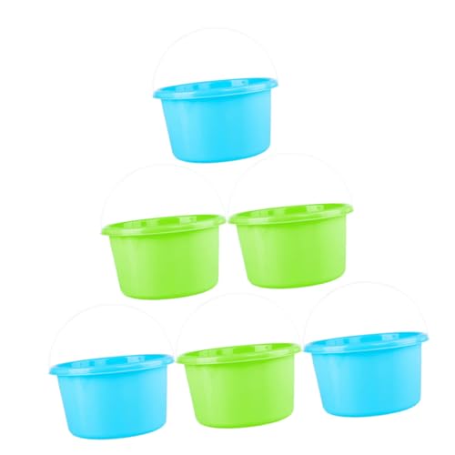 ZUNOXAZ 6 Stück Teiliges Mini Sandspielzeug Bunte Leichte Eimer für Langlebiges Kunststoffspielzeug für Strand Garten und Spielplatz Kreative Sandkübel für Jungen und Zufällige Farbe ZUNOXAZ 6 Stück Teiliges Mini Sandspielzeug Bunte Leichte Eimer für Langlebiges Kunststoffspielzeug für Strand Garten und Spielplatz Kreative Sandkübel für Jungen und Zufällige Farbe von ZUNOXAZ
