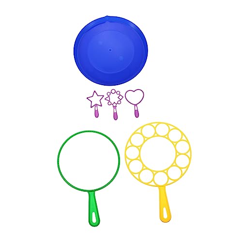 ZUNOXAZ 6 Stück Teiliges Seifenblasen Set für Blasenstäbe für Outdoor Aktivitäten und Bubble Partys Sicheres Blasenspielzeug für Jahre und Älter Verschiedene Formen für Sommerfestivals von ZUNOXAZ