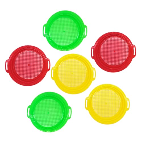 ZUNOXAZ 6 Stück Teiliges Strandspielzeug Sand Sieb aus Robustem Kunststoff Handlich und Leicht für Graben und Entdecken Am Strand Park und Garten Buntes Outdoor ZUNOXAZ 6 Stück Teiliges Strandspielzeug Sand Sieb aus Robustem Kunststoff Handlich und Leicht für Graben und Entdecken Am Strand Park und Garten Buntes Outdoor von ZUNOXAZ