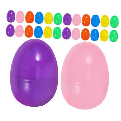 ZUNOXAZ 60 Stück Realistische Ostereier Aus Kunststoff, Ideal Für Osterpartys, Bunte Süßigkeiten-geschenkboxen, Geeignet Für Familienfeiern Und Ostereiersuche von ZUNOXAZ