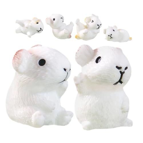 ZUNOXAZ 6stücke Miniature Meerschweinchen Figuren Aus Langlebigem Harz Für Mikro-Landschaft Garten Dekoration Und Spielzeughaus Niedliche Tiermodelle Für Kreative Gestaltung ZUNOXAZ 6stücke Miniature Meerschweinchen Figuren Aus Langlebigem Harz Für Mikro-Landschaft Garten Dekoration Und Spielzeughaus Niedliche Tiermodelle Für Kreative Gestaltung von ZUNOXAZ