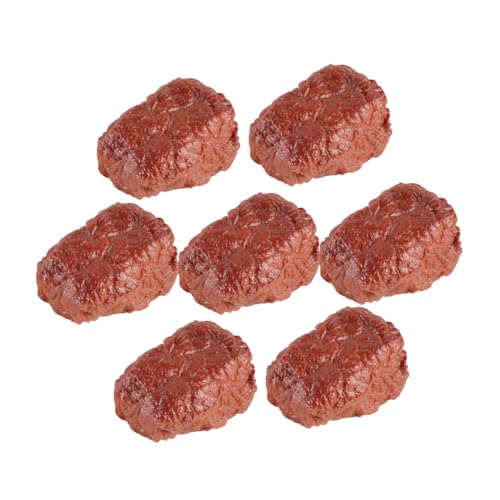 ZUNOXAZ 7 Stück Fake Meat Model Teiliges Rindfleisch Simulation für Kreative Dekoration Fotografie und Rollenspiel Realistische Nachbildung für Restaurant und Kindergarten ZUNOXAZ 7 Stück Fake Meat Model Teiliges Rindfleisch Simulation für Kreative Dekoration Fotografie und Rollenspiel Realistische Nachbildung für Restaurant und Kindergarten von ZUNOXAZ