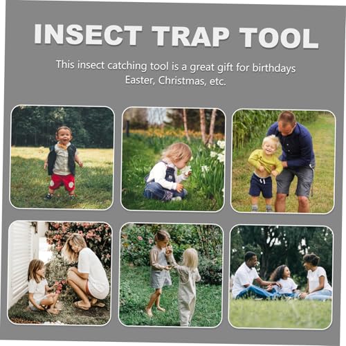 ZUNOXAZ 7 Stück Teiliges Outdoor Scheren Bunt Sichere Insekten Clips aus Kunststoff für Basteln und Naturerkundung Kindgerecht und Robust Fördert Motorische Fähigkeiten von ZUNOXAZ