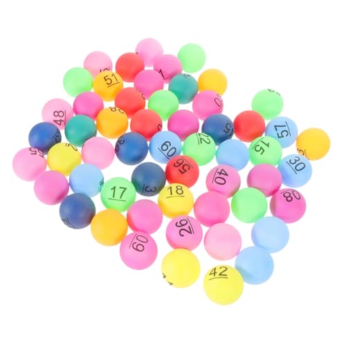 ZUNOXAZ 70 Stück Teiliges Bunte Kunststoffkugeln für Faire Gewinnspiele und Lotterieaktivitäten Nummerierte Ziehungsbälle Leicht Langlebig für Eventpreise und Gruppenaktionen ZUNOXAZ 70 Stück Teiliges Bunte Kunststoffkugeln für Faire Gewinnspiele und Lotterieaktivitäten Nummerierte Ziehungsbälle Leicht Langlebig für Eventpreise und Gruppenaktionen von ZUNOXAZ
