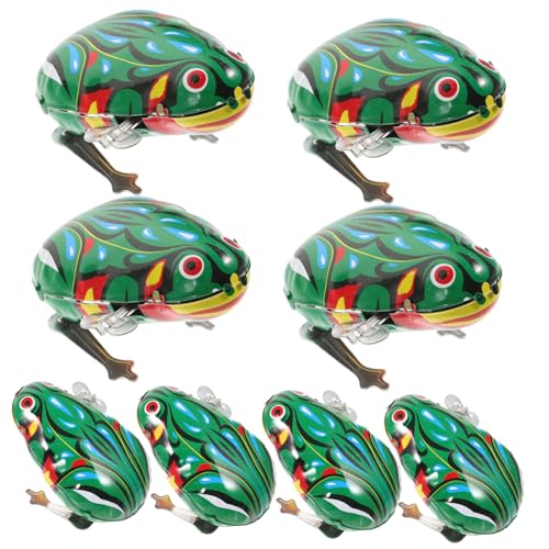 ZUNOXAZ 8 Stück Teiliges Aufziehspielzeug Frosch für Kreative Retro Froschspielzeuge Grün für Unisex Fördert über Farben und Tiere ZUNOXAZ 8 Stück Teiliges Aufziehspielzeug Frosch für Kreative Retro Froschspielzeuge Grün für Unisex Fördert über Farben und Tiere von ZUNOXAZ