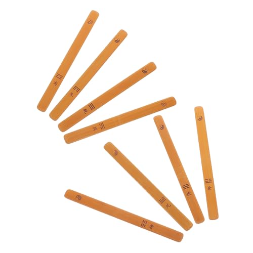 ZUNOXAZ 8 Stück Teiliges Bamboo Divination Sticks mit Gravur Spirituelle Chinesische Wahrsagestäbe für Buddhistische Praxis Vielseitig als Dekoration Amulett und Geschenk Vintage Stil ZUNOXAZ 8 Stück Teiliges Bamboo Divination Sticks mit Gravur Spirituelle Chinesische Wahrsagestäbe für Buddhistische Praxis Vielseitig als Dekoration Amulett und Geschenk Vintage Stil von ZUNOXAZ