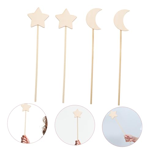 ZUNOXAZ 8 Stück Teiliges Holz Zauberstab Bastelset für Magische DIY Feenstäbe mit Mond und Sternmotiv Kreatives Hand Auge Koordination für Geburtstags und Kostümfeiern ZUNOXAZ 8 Stück Teiliges Holz Zauberstab Bastelset für Magische DIY Feenstäbe mit Mond und Sternmotiv Kreatives Hand Auge Koordination für Geburtstags und Kostümfeiern von ZUNOXAZ