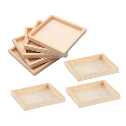 ZUNOXAZ 8 Stück Teiliges Holztablett Rechteckige Kleine Holztrays Unvollendetes Puzzle Organizer Tablett Stabiler Holzmaterial Tragbar für Familienzeit und Puzzleaufbewahrung Zuhause und ZUNOXAZ 8 Stück Teiliges Holztablett Rechteckige Kleine Holztrays Unvollendetes Puzzle Organizer Tablett Stabiler Holzmaterial Tragbar für Familienzeit und Puzzleaufbewahrung Zuhause und von ZUNOXAZ