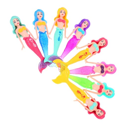 ZUNOXAZ 8 Stück Teiliges Meerjungfrau Tauchspielzeug für Pools Lustige Kleine Meerjungfrau Modelle Kunststoffspielzeuge für Schwimmbäder und Unterwasser Schwimmtraining für Spaß im Wasser ZUNOXAZ 8 Stück Teiliges Meerjungfrau Tauchspielzeug für Pools Lustige Kleine Meerjungfrau Modelle Kunststoffspielzeuge für Schwimmbäder und Unterwasser Schwimmtraining für Spaß im Wasser von ZUNOXAZ