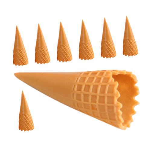 ZUNOXAZ 8 Stück Teiliges Mini Eiswaffel Attrappen für DIY Basteln Realistische Eiscreme Dekorationen in Braun Detailgetreue Modelle für Ladendekor und Heimgestaltung ZUNOXAZ 8 Stück Teiliges Mini Eiswaffel Attrappen für DIY Basteln Realistische Eiscreme Dekorationen in Braun Detailgetreue Modelle für Ladendekor und Heimgestaltung von ZUNOXAZ
