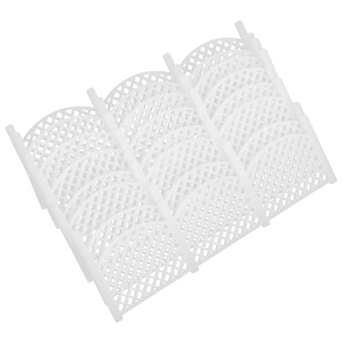 ZUNOXAZ 8 Stück Teiliges Miniatur Gartenzaun aus Stabilem Material Glatte Oberfläche Sicher und Langlebig für Puppenhaus Mini Garten und DIY Dekoration Realistische Mini Szene Gestaltung von ZUNOXAZ