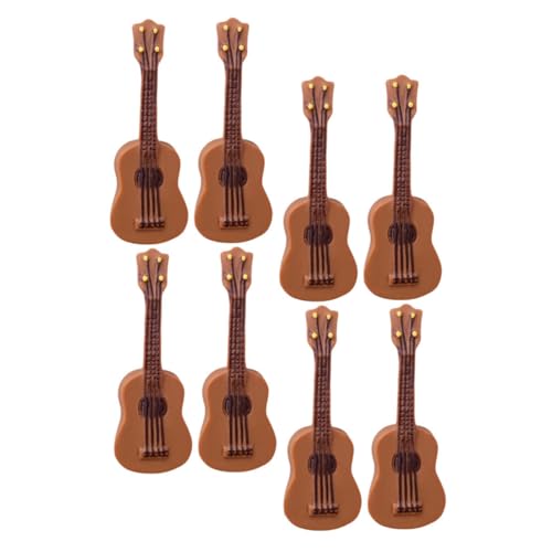 ZUNOXAZ 8 Stück Teiliges Miniatur Gitarren Kreative Mini Gitarre Modell Ornamente für Puppenhaus Dekoration Detailreiche Musikinstrumente Requisiten für DIY Sammler und Heimdeko ZUNOXAZ 8 Stück Teiliges Miniatur Gitarren Kreative Mini Gitarre Modell Ornamente für Puppenhaus Dekoration Detailreiche Musikinstrumente Requisiten für DIY Sammler und Heimdeko von ZUNOXAZ