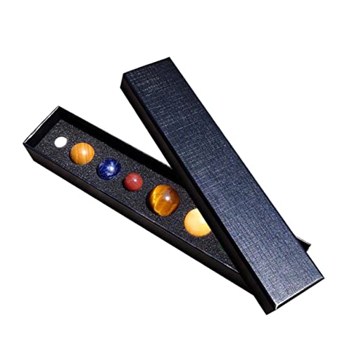 ZUNOXAZ 8 Stück Teiliges Planetendekor Sonnensystem Ornamente aus Natürlichem Erz Edukative Tischdekoration für Zuhause und Büro Einzigartiges für Sammler und Fans von ZUNOXAZ