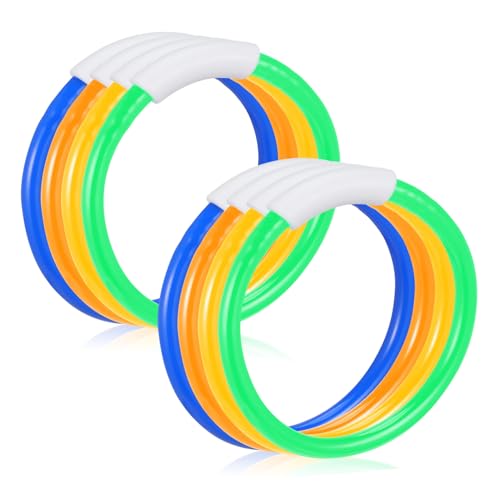 ZUNOXAZ 8 Stück Teiliges Tauchringset Wasserspielzeug Bunt Schwimmring Unterwasser Tauchtraining Poolspielzeug für Jungen Mädchen Spielerisches Lernen und Spaß Zufällige ZUNOXAZ 8 Stück Teiliges Tauchringset Wasserspielzeug Bunt Schwimmring Unterwasser Tauchtraining Poolspielzeug für Jungen Mädchen Spielerisches Lernen und Spaß Zufällige von ZUNOXAZ
