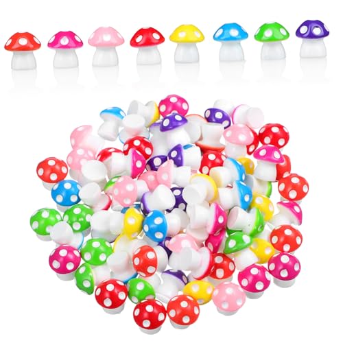 ZUNOXAZ 80 Stück Teiliges Mini Pilzornament aus Robustem Harz Große Handgefertigte Miniaturfiguren in Farben Dekorative Mikro Landschaftsdeko für Garten Feengarten Tisch und ZUNOXAZ 80 Stück Teiliges Mini Pilzornament aus Robustem Harz Große Handgefertigte Miniaturfiguren in Farben Dekorative Mikro Landschaftsdeko für Garten Feengarten Tisch und von ZUNOXAZ